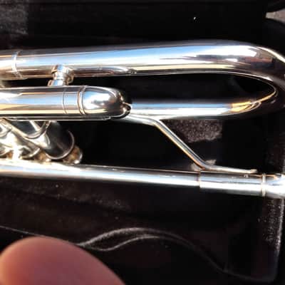 LYNNZHORN PRO .465 BORE LYNN NICHOLSON Bb trumpet - approx. 2019 - Silverplated image 14
