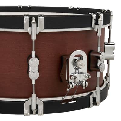PDP Concept Classic 6.5x14 Walnut Stain Snare with Natural Stain Wood Hoops (PDCC6514SSWN) image 5