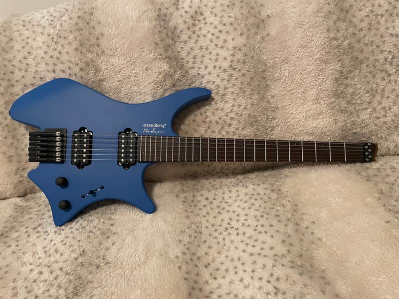 Strandberg Guitars Boden Essential 6 Galactic Blue/ Seymour Duncan Mark Holcomb Scarlet/Scourge Pickups image 1