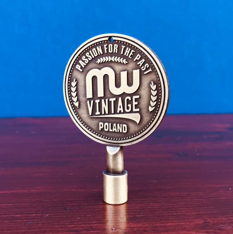 MW-Vintage Vintage Brass Finish Drumkey, Key RARE image 1