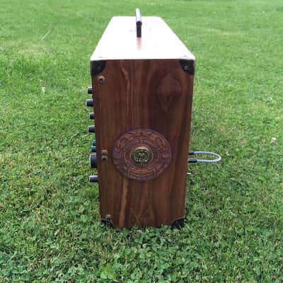 Custom Built Eurorack Synth with hand made studio suitcase and power. image 2