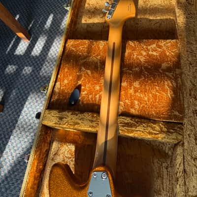 Fender Pawn Shop Super-Sonic 2013 - 2014 - Sunfire Orange Flake WITH CASE image 9
