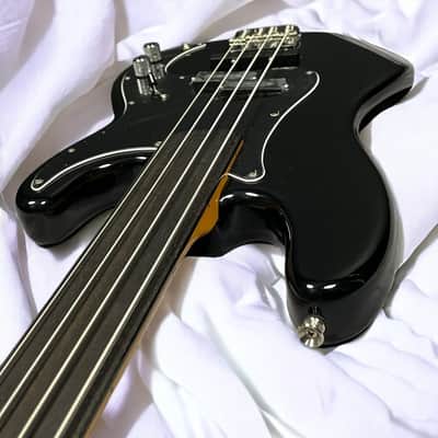 Fender Tony Franklin Unlined Fretless Precision, Black / Ebony *IN STOCK* image 5