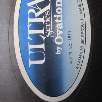 Ovation  USA  Ultra model 1511 80s' Vintage Sunburst with Non original case image 3