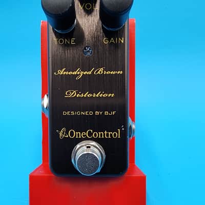 One Control Anodized Brown Distortion 2010s - BrownOne Control Anodized Brown Distortion Guitar Effect Pedal Designed BJF Bass image 3