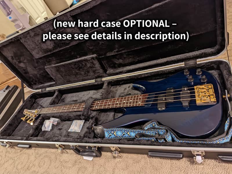 vintage 1990 Yamaha RBX 800 RBX800A trans midnight blue active PJ