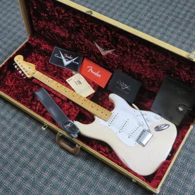 2017 Fender Custom Shop Eric Clapton Journeyman Relic Stratocaster Aged White Blonde! w/OHSC&COA image 10