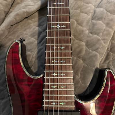 Schecter Hellraiser C-7 FR 2011 - Present - Black Cherry image 2