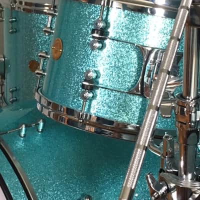 Gretsch New Classic Drums 2012 Turquoise Sparkle image 7