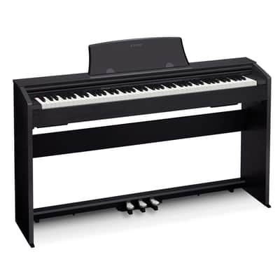 Casio PX-770BK Privia Series 88-Key Weighted Key Piano Console - Black (PX-770BK-U) image 3