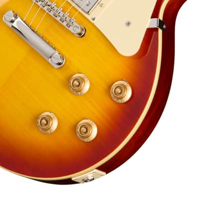 Epiphone Les Paul Standard 50s Washed Cherry Sunburst - Single Cut Electric Guitar image 5