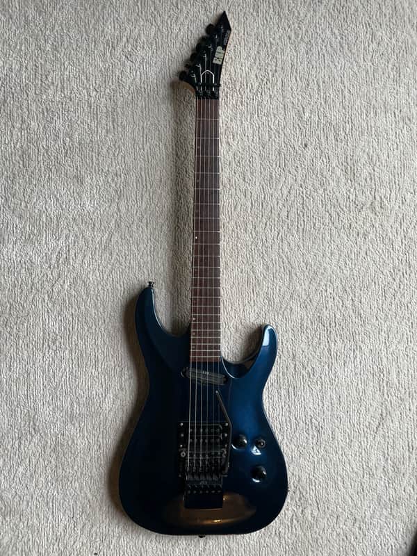 ESP Horizon MIJ 1990 - Gunmetal Blue image 1