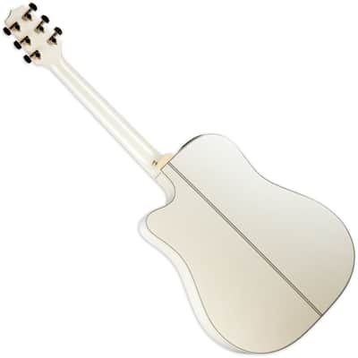 Takamine GD37CE Acoustic Electric Guitar Pearl White image 2