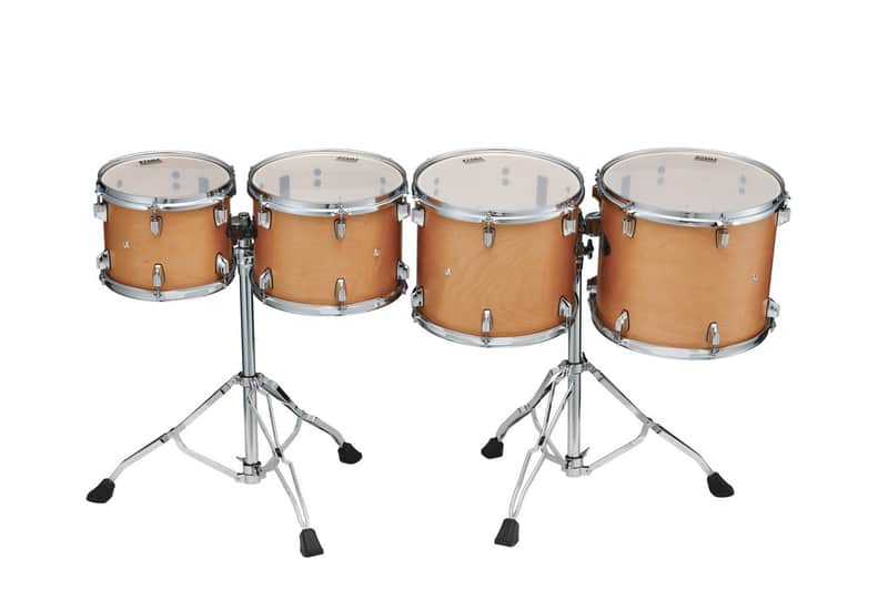 Immagine Tama CCLT4M-VAM Mid-Pitched Concert Tom Set 4 pcs. - Vintage Antique Maple/Chrome HW - 1