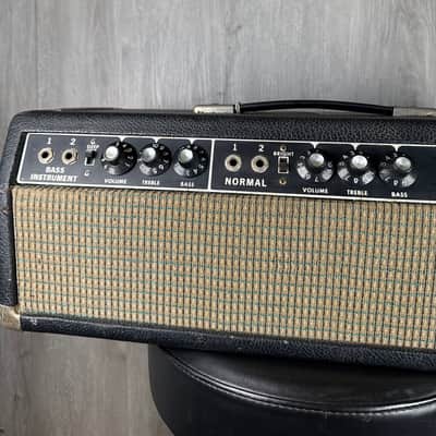 Fender Bassman Amp Head 1967 - Black Panel image 3