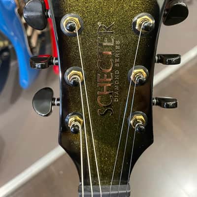 Schecter Tempest 50th Anniversary - Ebony - Gold Burst image 2