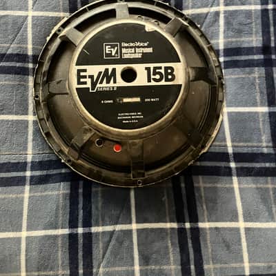 1990's Electro Voice EVM 15B Series II Vintage 200 Watt 8 Ohm 15