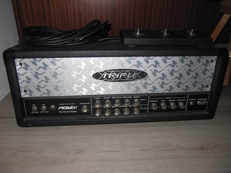 Peavey Triple XXX Ultra Tube Series 120-Watt Guitar Head Black with Metal Front image 1
