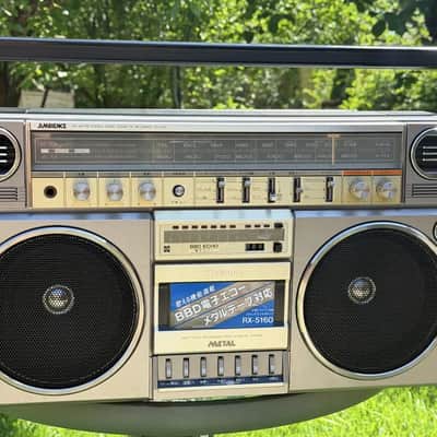 National RX-5160 Rare Vintage JDM Cassette Boombox Getto blaster Warranty Hi-Fi image 18