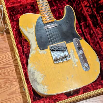 Fender Custom Shop LTD 1951 Telecaster Super Heavy Relic 2021 - Aged Nocaster Blonde image 25