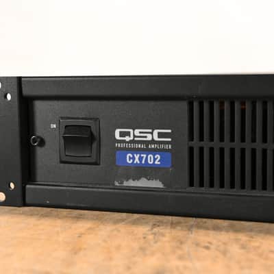 QSC CX702 2-Channel 700W Power Amplifier CG01V6T image 3