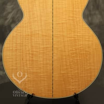 1962 Gibson J-200 Natural/BLONDE with highly figured flame maple back + sides image 16
