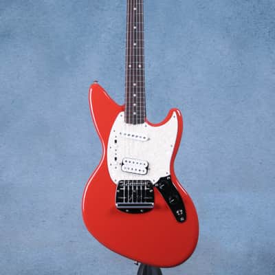Fender Kurt Cobain Jag Stang Signature Fiesta Red Electric Guitar - MX21533290 image 2