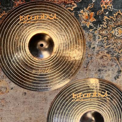 Dark Dry Istanbul Mehmet Kirkor K 14” Hihats 980 1230 g IMMACULATE Unique Black Gold! Controlled! image 3