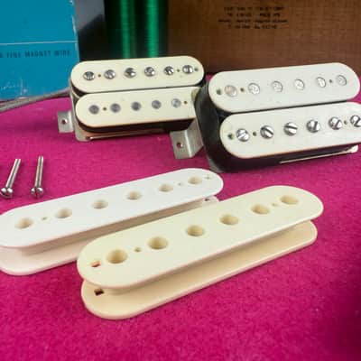 General Vintage Tone 1958 - 1959 Nos Wire Belden PAF Humbuckers Double porcelain  Celullose acetate CAB for les Paul ®️ SG ®️ - Double porcelain aged image 7