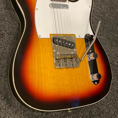 Tokai Telecaster ATEB-Maverick YS/R in Old Yellow Sunburst with Maverick Super VEE Tremolo S/N 18088 image 10