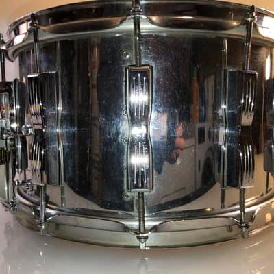Lidwig Coliseum Chrome over wood 1979 snare drum image 5