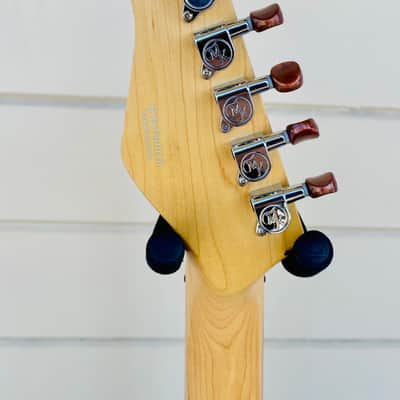 MICHAEL KELLY HYBRID TELE STYLE ELECTRIC GUITAR W/FISHMAN PIEZO PICKUP W/ BAG image 4