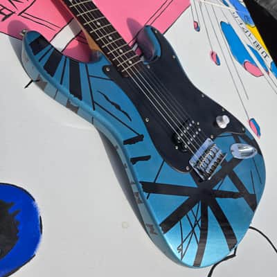 Squier Stratocaster Bullet EVH tribute image 13