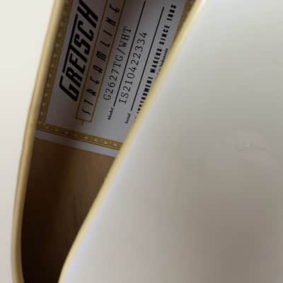Gretsch G2627TG Streamliner Center Block 3-Pickup 2020 - 2021 - White image 3