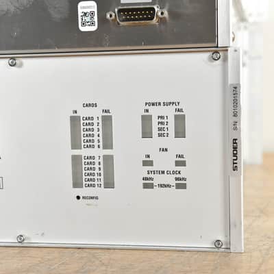 Studer D23m I/O System w/ A-Link HD Card, Fan Module, and Filter Module CG005BS image 8