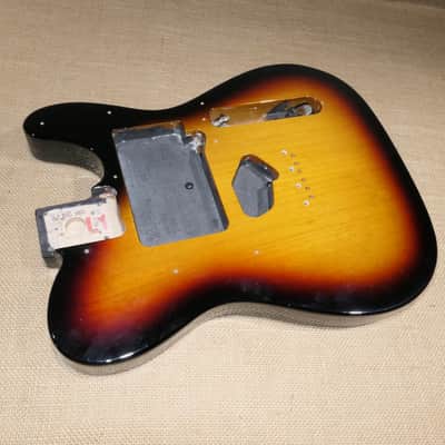 2011 Fender Telecaster Guitar Body Sunburst image 2
