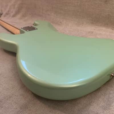 2015 Fender Deluxe Series Precision Bass FSR Sea Foam Pearl Finish Special Edition PJ MIM Mexico image 21