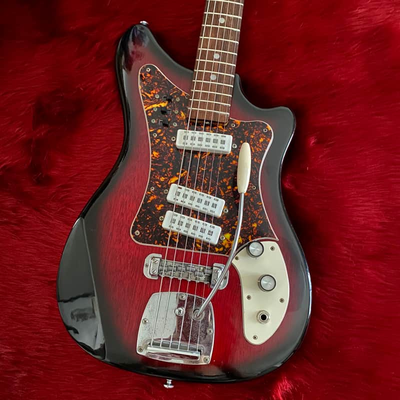 c.1965 Splendor(Hitachi Musical)SG-603 MIJ Vintage Guitar “Redburst” image 1