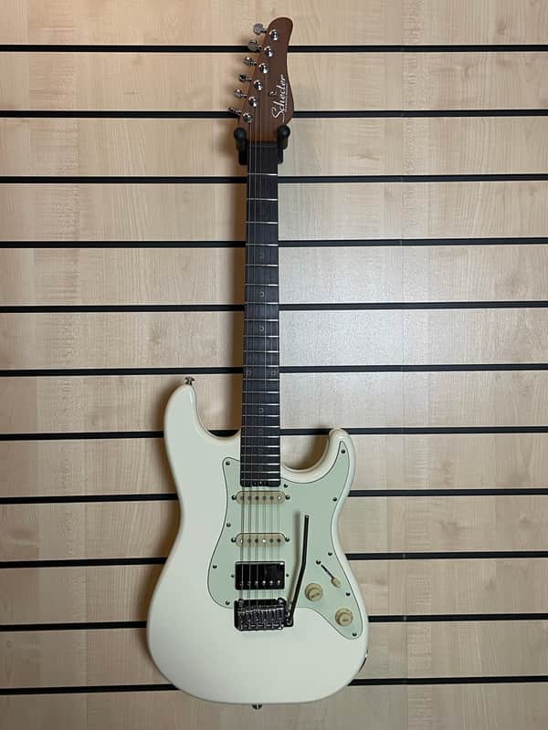 Schecter Nick Johnston Traditional HSS AS Atomic Snow Electric Guitar Made in Indonesia B-Stock image 1