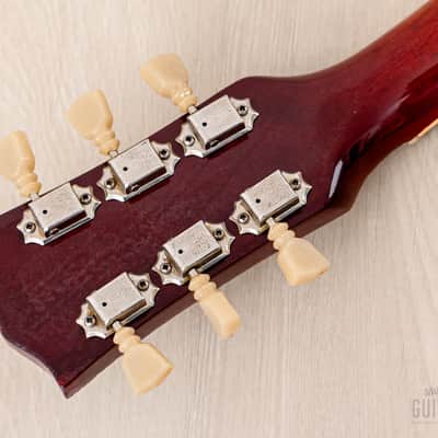 1962 Gibson ES-335 TDC Vintage Semi-Hollow Guitar Cherry w/ Bigsby, Pat # Pickups, Lifton Case image 5