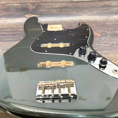 2004-06 Fender Japan JB-62-66UGB Jazz Bass Body Gun Metallic Blue Rare Color image 6