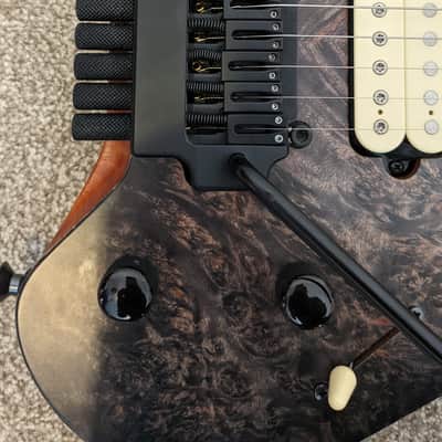 Custom USA 7 string Headless Kiesel Vader with Hipshot/Kiesel Tremolo System (2017) image 4