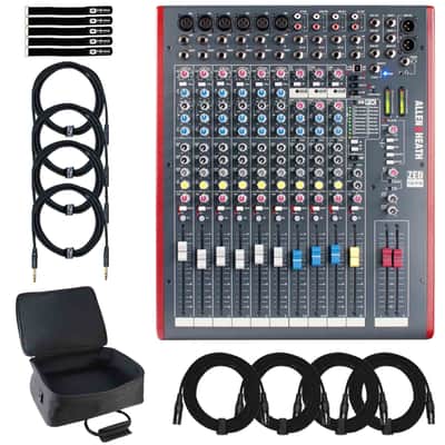 Allen & Heath ZED-12FX Multipurpose FX PA Live Mixer w Built In Effects & Bag image 1