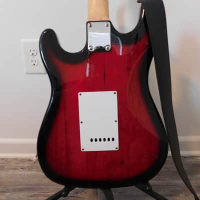 Kona Stratocaster Red Sunburst image 6
