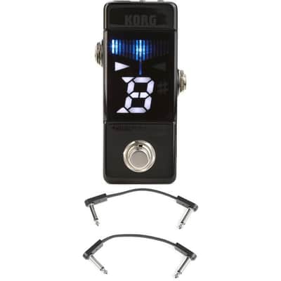Korg Pitchblack X Mini Custom Pedal Tuner with 3 Patch Cables image 2