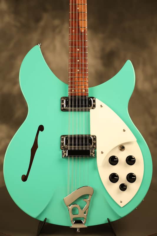 2013 Rickenbacker 330/12S 12-string Sea Green w/Rose Morris sound hole image 1