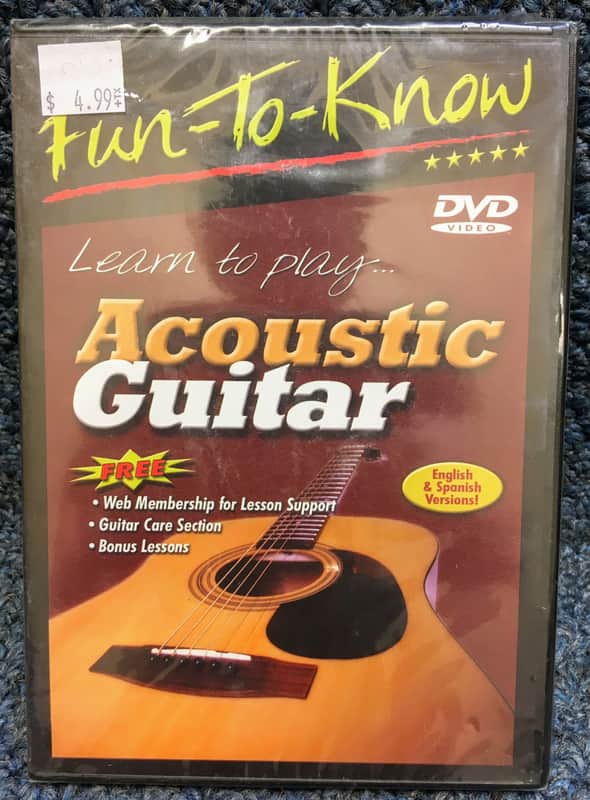 NEW Fun-To-Know Learn to Play Acoustic Guitar image 1