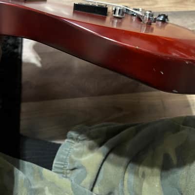 Squier Master M-80 2005 - 2006 - Crimson Red Transparent image 11