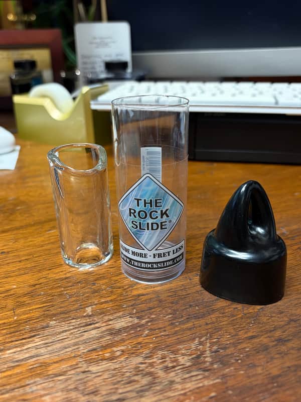 Rock Slide GRS-LC Glass Guitar Slide, Large 2010s - Clear image 1