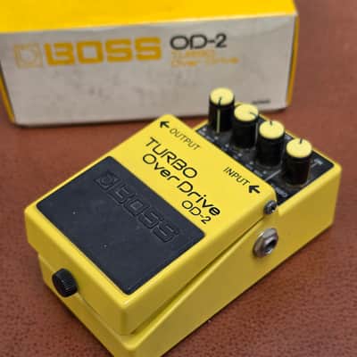 Vintage Boss OD-2 Turbo Overdrive (1987) - Rare MIJ Black Label - With Original Box image 4